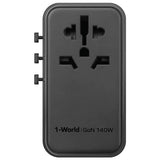 MOMAX 1-World 140W 4-插口 + AC旅行充電插座  UA16UKGSD [香港行貨]