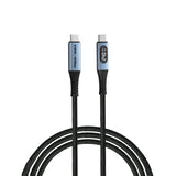 VERBATIM 240W USB-C 至 USB-C 充電傳輸線附 LED 顯示屏 -香港行貨