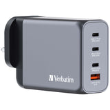 Verbatim 4 Port 200W PD 3.0 & QC 3.0 GaN USB 充電器 - 32210 [香港行貨]