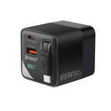 XPower GX65B 3合1超迷你65W GaN PD座枱充電器 [香港行貨]