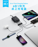 Anker Charger (112W, 6 Ports) 112W Max 6輸出桌上充電器 [香港行貨]