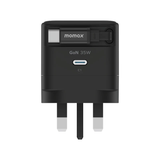 MOMAX 1-CHARGE+ 1 連接埠 GaN 35W 充電器，附可伸縮 USB-C線 [香港行貨]