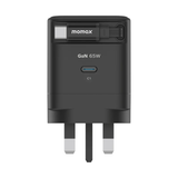 MOMAX 1-CHARGE+ 1 連接埠 GaN 65W 充電器，附可伸縮 USB-C線 [香港行貨]