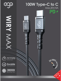 EGO Wiry Max 100W USB 3.0 Type - C to C Cable - 20cm/1m/2m [香港行貨] - DIGIBAL ONLINE4