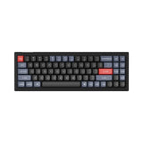 Keychron V7 QMK Swappable RGB Backlight 炭黑（非透明）定制機械鍵盤