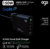 EGO 150W Mighty GaN 4USB 充電器 [香港行貨]